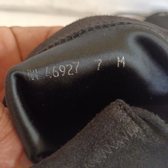 Stuart Weitzman Short sock black boots size 7M suede - Picture 15 of 16